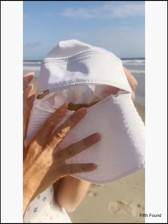 2-in-1 Sun Visor Hat, Adjustable Ponytail Friendly, UPF 50+ Lightweight main image 5